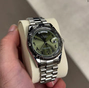 Seiko Daydate Olive Dial