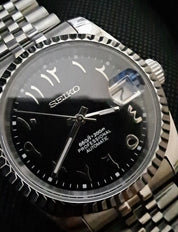 Seiko Black Arabic Dial